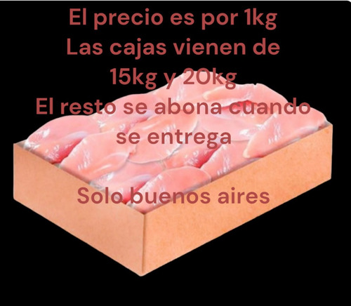 Supremas Pechuga Para Milanesas Cajas De 20kg Congeladas 