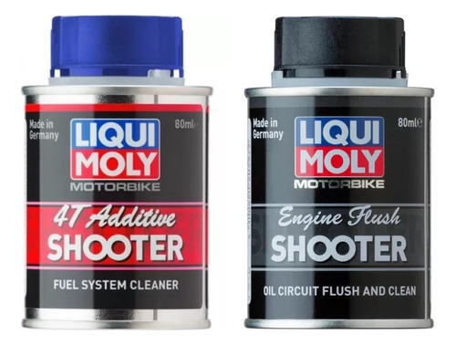 Liqui Moly Motorbike Flush Shooter 80ml + 4t Shooter 3824