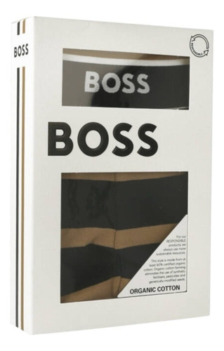 Boxer Trunk Boss Cotton Stretch Negro Calzoncillo Original