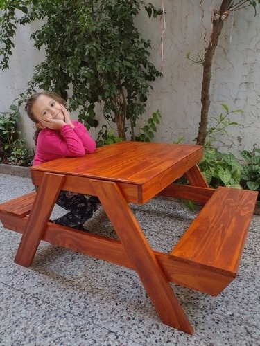 Imagen 6 de 10 de Mesa Arenera, Arenero Infantil Sin Pintar, Arenero De Madera