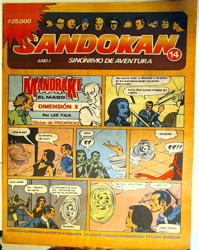 Revista Sandokan N.14 Año 1 1983