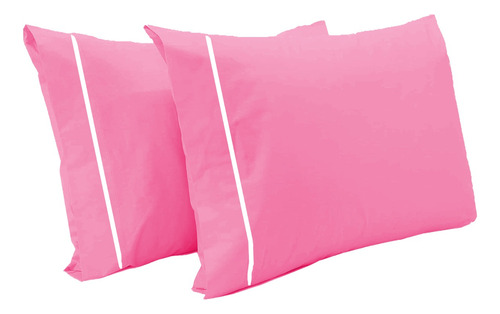 Fundas De Almohadas 50x100 Cm Tacto Super Suave Pack X 2