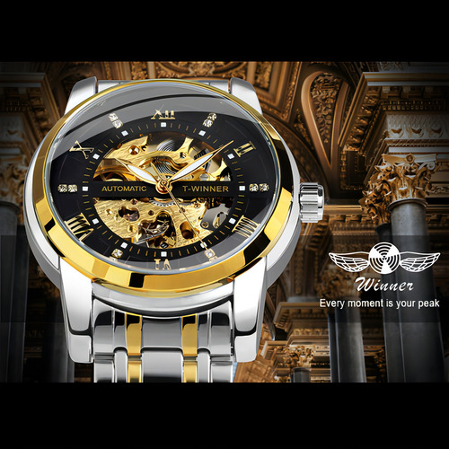 Reloj Mecánico T-Winner SLZg108 Negro