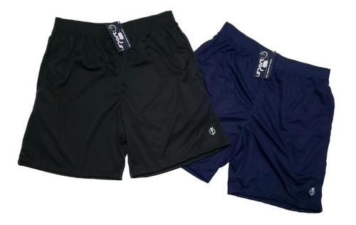 Kit 2 Shorts Calçao Com Bolso Lateral Esporte Tam M Ao G5