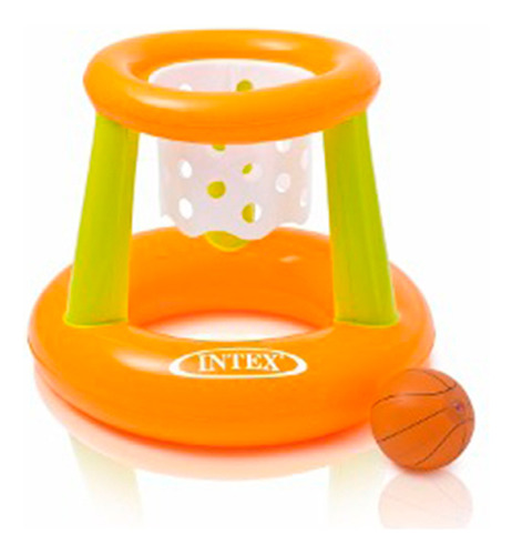 Flotador Canasta Con Pelota Basket Intex 