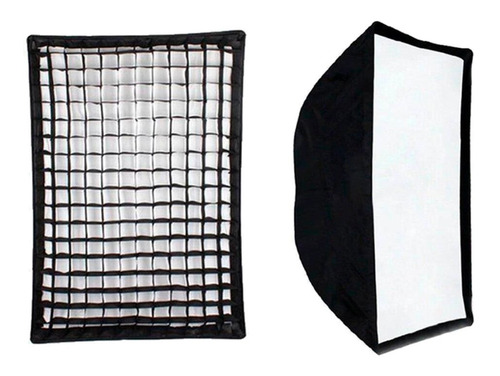 Softbox 70x100cm Bowens, Grid Para Flash Y Luces De Estudio