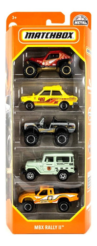 Matchbox Autos Surtidos Pack X5 Original Mattel