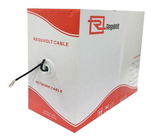 Cable Utp Cat5e Exterior Alum Cobreado Doble Vaina Caja 305m