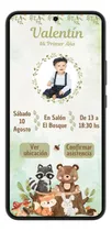 Comprar Invitacion Digital Interactiva Animales Bosque Encantado
