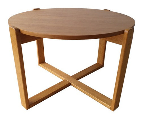 Mesa Ratona Redonda De Madera