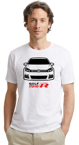 Remera Volkswagen Golf Mk6 R - Algodón - Unisex - Diseño 