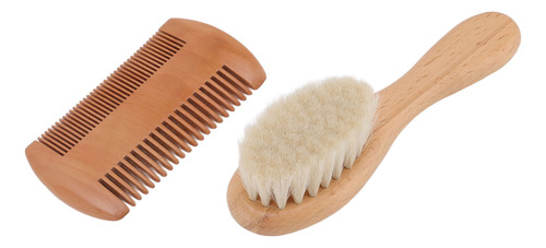 Conjunto De Escova De Cabelo Para Bebês, Pente E Pente De Ma