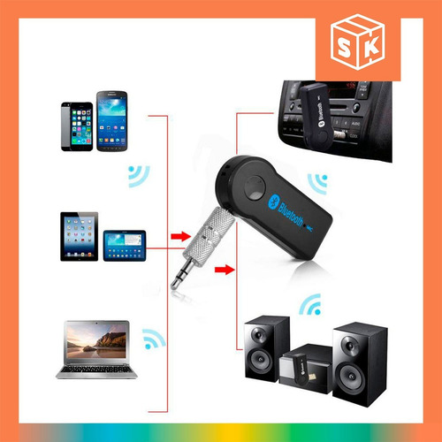Receptor Bluetooth A Entrada Auxiliar Recargable Spotify