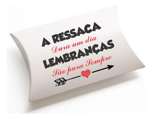 50 Caixinhas Almofadinha Lembrancinhas Aniversários Ressaca