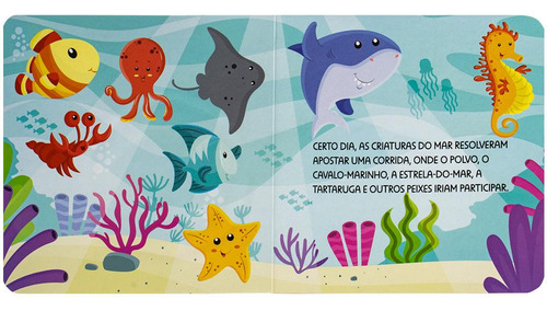 Descobertas Sensoriais: Corrida No Oceano, De Brijbasi., Vol. 1. Editorial Todolivro, Tapa Dura En Português