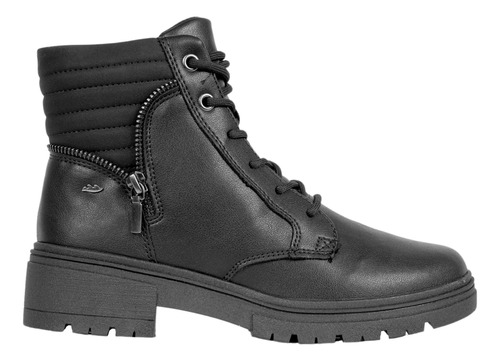 Bota Feminina Acolchoada Ajuste Zíper Dakota G9662 Coturno 