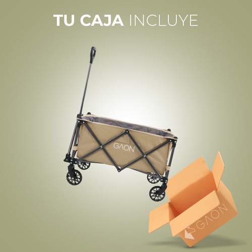 Carrito Vagon Plegable Multiusos De Carga Reforzado Set 2 Pz