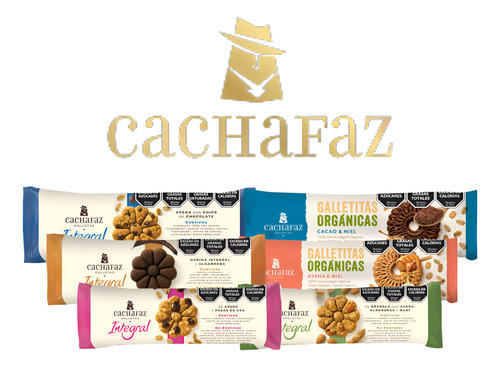 Galletitas Integrales Chips De Chocolate - Cachafaz - 225 Gr