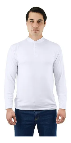 Playera Henley Manga Bonanza