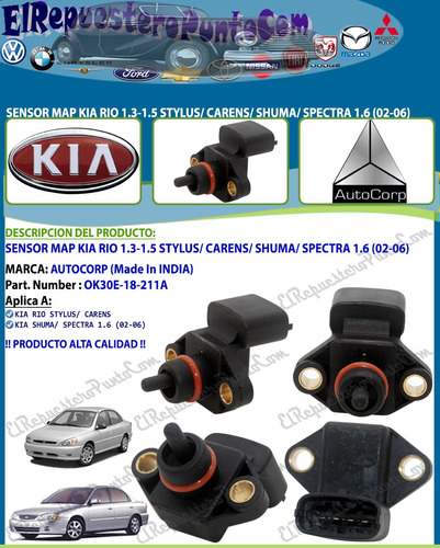 Sensor Map Kia Rio Stylus Carens Shuma Spectra 1.6