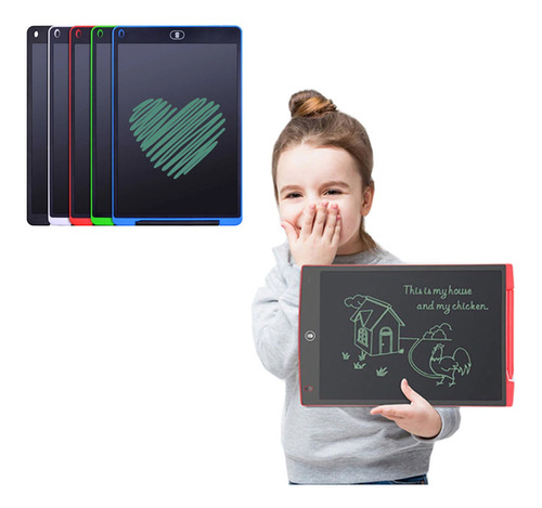 Tablero Mágico Niños Led Digita 12 Pulgadas Dibujo-escritura