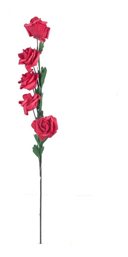 Ramo De Flores Artificiales Rosas Decoración 68cm