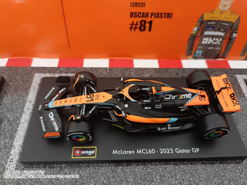 Bburago 6 Autos Coleccionables F1 Escala 1:43 Color Mclaren