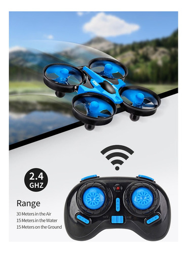 Para Drone Jjrc H36f Rc, Barco, Carro, 6 Eixos, Ar Terrestre