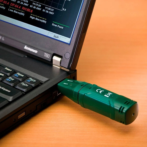 Registrador De Datos Usb Temperatura Con Alarma Extech Th10
