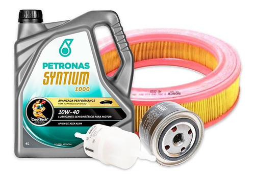 Kit Filtros + Aceite Syntium Renault R 9 1.4 1.6 Hasta 1989