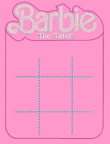 Matrices Para Bordadora Juegos Didacticos /tateti Barbie