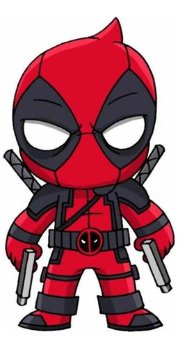 Cojines Personalizados Contorno Muñeco Deadpool 50cm