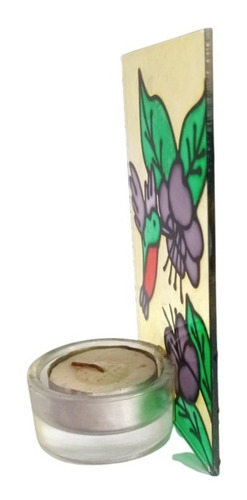 Imagen 4 de 7 de Vitrales Porta Vela Flores Girasoles