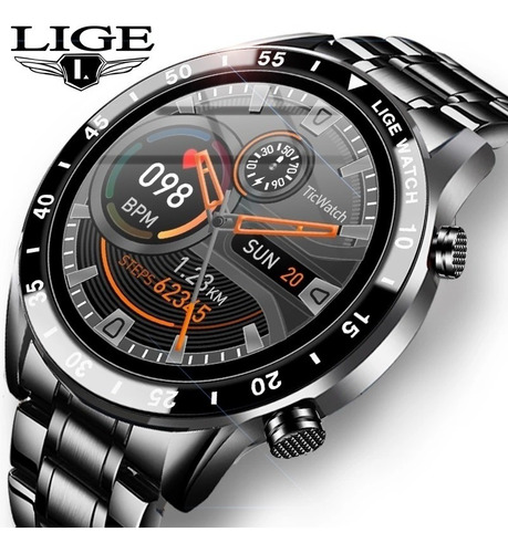 Lige - Reloj Inteligente Para Hombre (bluetooth, Impermeable