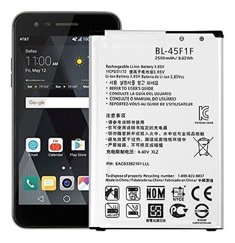 Batería De Repuesto Bl-45f1f Para LG K9 2018 Batería Eac6332