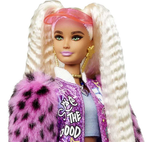 Barbie Extra Muñeca #8 Vasity Jacket,oso Y 15 Accesorios 