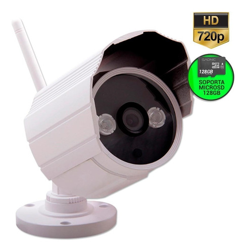 Camara Seguridad Gadnic Ip P2p Hd Wifi Vision Noche Exterior