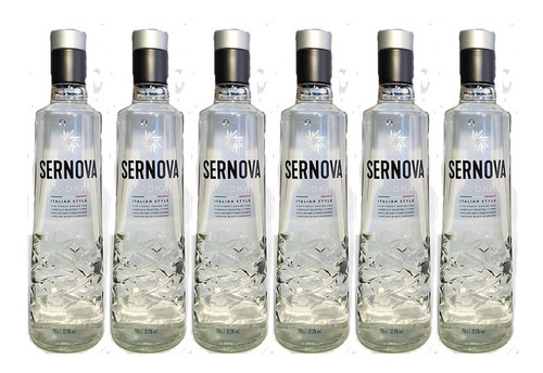 Vodka Sernova Italian Style X700cc Branca Caja X6