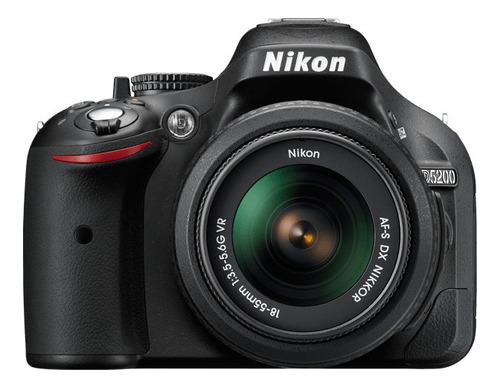  Nikon Kit D5200 + lente 18-55mm VR DSLR color  negro 