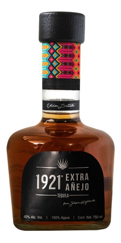 Imagen 2 de 2 de 1921 Tequila Extra Añejo 100% Agave 40% Alc. Vol. 750ml.