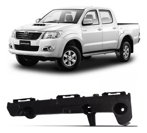 Guia Parachoque Dianteiro Hilux 2012 2013 2014 2015 Esquerdo