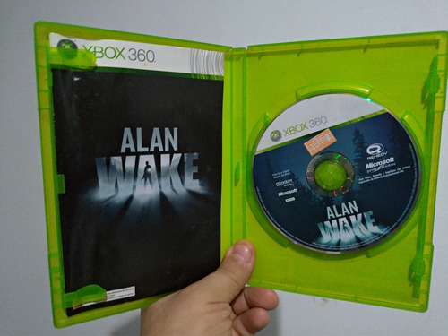 Jogo Xbox 360 Alan Wake Original Manual Português Completo (Usado)