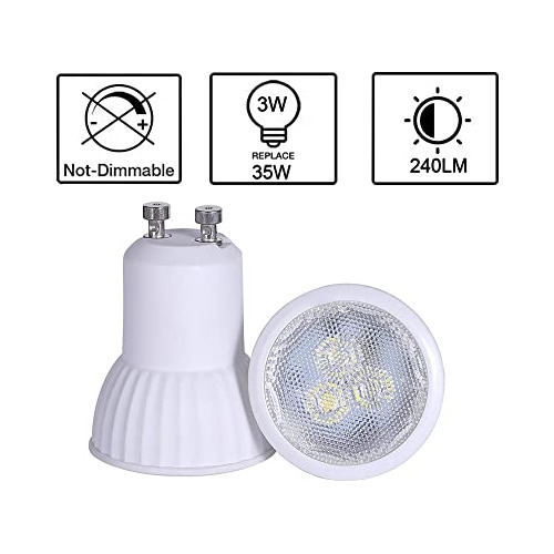 Foco Led Mr11 Gu10 De 3 W, No Regulable