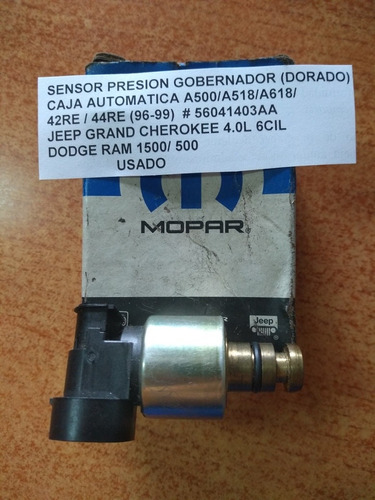 Sensor Presión Gobernador Caja Automática A500/a518/a618