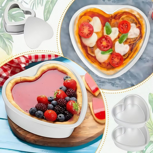 L Molde Para Tartas En Forma De Corazón De 8 Pulgadas Con