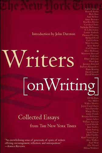 Libro: Writers On Writing: Collected Essays From The New