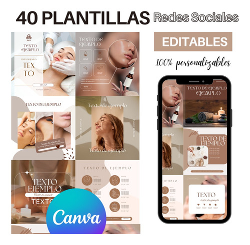 40 Plantillas Editables Redes Sociales, Canva, 