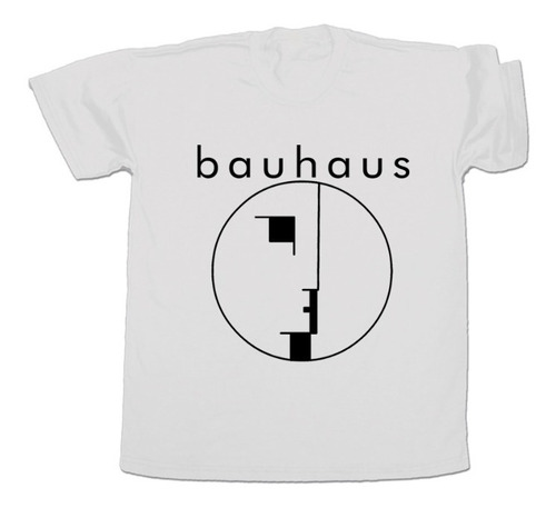 Remera Bauhaus Logo Banda Unisex Algodón Rock Post Punk