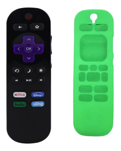 Control Compatible Con Pantalla Sharp Rok U Tv Mas Funda