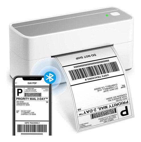 Impresora Asprink, Para Etiquetas De Envío, Bluetooth, Gris